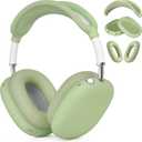 FILOTO Case for Airpods Max Headphones, Ear Pad Case Cover/Ear Cups Cover/Headband Cover for AirPods Max (USB-C/Lightning)(2024/2020), Silicone Accessories Cases (Cactus Green)