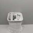 JOYMOOP White Flat Mop & Bucket with 1 Microfiber Pad, 12 Disposable Toilet Brushes, Stainless Steel Toilet Brush and Holder Set, Multi-Functional Cleaner for Floors, Windows, and Toilets