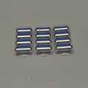 Amazon Basics 5-Blade Razor Refills for Men with Dual Lubrication, Hypoallergenic, Clean Shave, Precision Beard Trimmer, 12-Pack (Fits Amazon Basics Razor Handles only)