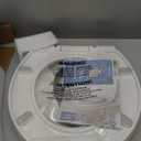 Quick Flip Toilet Seat with Built-in Potty & Splash Guard for Toddler Training, Slow Close - Jool Baby (Elongated)