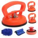 Dent Remover Tool for Car, Car Body Repair Dent Removal Tools, Orange Suction Cup Dent Puller, Hail Damage Repair Kit Dent Puller Tool