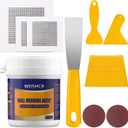 Drywall Repair Kit Drywall Hole Repair Patch Kits Wall Spackle Repair Paste with 8.5OZ White Wall Repair Putty with Scraper, Wall Surface Hole Fill Quick and Easy Solution (Pack Of 1)