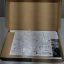 Single LCD Computer Monitor Free-Standing Desk Stand Mount Riser for 13 inch to 32 inch screen with Swivel, Height Adjustable, Rotation, Vesa Base Stand Holds One (1) Screen up to 77Lbs(HT05B-001)) (Black)