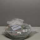 Dingion Small Norfolk Pine Christmas Wreath 11.8 in Christmas Kitchen Cabinet Norfolk Pine Wreath Mini for Front Door Artificial Farmhouse Rustic Xmas Decor for Window Fireplace