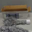 Small Christmas Tree 4FT Artificial Mini Xmas Tree for Christmas Halloween House Decor,Silver