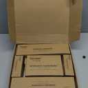 NEWBANG Exterior Double Door Lever Handleset,Solid Door Handle Lock Set (Keyed and Dummy Set) - Matte Black,MDHST2017DB-SET-BR