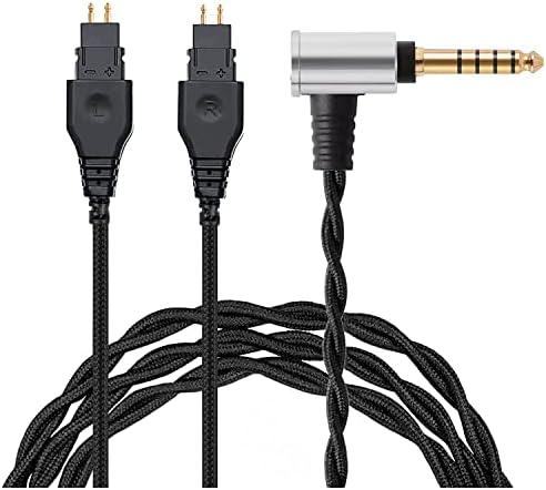 FAAEAL HD600 Balanced Cable Replacement for Sennheiser HD650 HD660S HD6XX HD580 HD58X HD545 HD535 Headphones 4.4mm Balanced Male Jack Extension Aux Cord 4.9ft