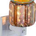 MeplLivs Warmers Pluggable Fragrance Warmer- Decorative Plug-in for Warming Scented Candle (Golden)