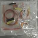 Auovo Radio Knob Cover for Subaru Crosstrek Accessories 20182023 / Impreza 20172023/ Forester 20192024 AC Knob Outer Ring Air Conditioner Volume Tune Knob Trim 7pcs (Sun Orange, A)