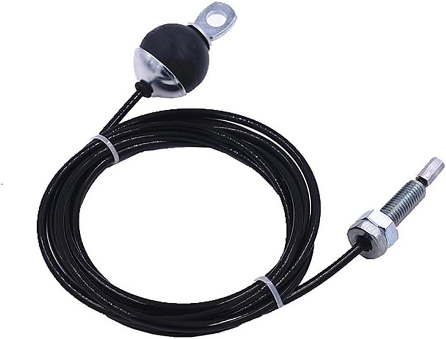 J Bryant Fitness Gym Replacement Cable Fitness Pulley Thick 5mm Heavy Duty Steel Wire Rope for Home Gym Cable Pulley Machine Accessories (118")