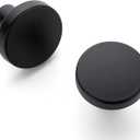Ravinte 25 Pack Drawer Pulls 1-1/4 Inch Kitchen Cabinet Knobs Solid Round Dresser Drawer Knobs Matte Black Dresser Knobs Drawer Knobs Simple Cabinet Hardware for Cupboard Drawer Pulls