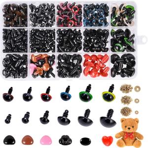 Safety Eyes and Noses, 792PCS Colorful Safety Eyes for Amigurumi with Washers for Crafts/Crochet/Stuffed Animals