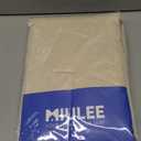 MIULEE 100% Blackout Linen Textured Curtains for Bedroom Solid Thermal Insulated Natural Beige Grommet Room Darkening Curtains & Drapes Luxury Decor for Living Room Nursery 52 x 84 Inch (2 Panels), Beige