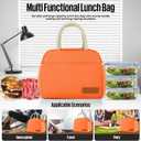 douyadady Lunch Bag Women/Men Lunch Box Women/Men (orange)