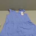 Vineyard vines Girls' Girls' Tilly Harbor Dress (Medium, Stripe Breaker Blue)