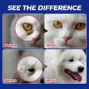 Wellix Dog & Cat Eye Wipes for Discharge and Crust - Pet Eye Wipes Tear Stain Remover for Dogs and Cats - Dog and Cat Grooming Wipes for Eyes and Wrinkle - 110 Counts