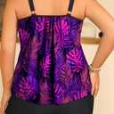 Daci Women Plus Size Tankini Swimsuit - 2 Piece Flowy Plus Size Bathing Suits and Shorts with Pockets 2025 (22 Plus, Black)