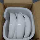 LE TAUCI Pasta Bowls 32 oz, Salad Bowls Set for Serving Soup, Pasta, Noodle, Dinner, Large Kitchen Bowl Plates, Microwave Safe - 7.8 Inch, Set of 4, White