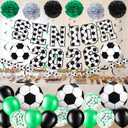 Lunmon 63 Pcs Senior 2026 Decorations Soccer Senior Night 2026 Decoration Soccer Sport Theme Party Supplies for Player Gift Sport Parties Favors