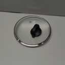 Tempered Glass Pan Lid, 8" Pot Lid with Heat Resistant Handle, Pan Cover for Frying Pan, Skillet, Cast Iron, Wok, Universal Cookware