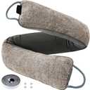 Weighted Door Draft Stopper Under Door Noise Blocker Front Door Insulation Door Draft Guard Weatherproof Strip Energy Efficient Door Accessory (Beige, 36inch)