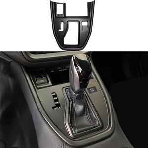 Kolya Center Console Gear Shift Panel Cover Trim Compatible with 2020 2021 2022 2023 2024 2025 Subaru Outback Accessories (Matte Black with Extra Button)