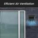 Repa Market ABS Plastic Black 6 Inch Dryer Vent Cover Outside, 6 Inch Exhaust Vent Cover with Flaps and Insect Screen for Walls or Ducting, Outside Vent Covers for House, Kitchen, Exterior Wall Vent