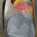 105Pcs Kids Kitchen Toy Accessories, Toddler Pretend BBQ Camping Cooking Playset, Play Pots, Pans, Utensils Cookware Toys, Play Food Set, Vegetables, Learning Gift for Girls Boys (White)