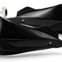 Evomosa Universal Motorcycle Hand Guard Shield, Black Aluminum, Fits 22mm/25mm/28mm Handlebars, Cruiser Bike, Hand Protection, Windproof