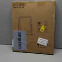 FENNIO Vanity Mirror with Lights - 15"x12.6" LED Lighted Makeup Mirror, Large Makeup Mirror with Lights, Touch Screen with 3-Color Lighting, Dimmable, for Vanity Desk Tabletop, Bedroom Gold