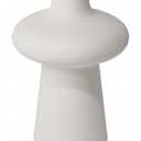7.8 In Ceramic Vase White