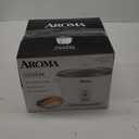 Aroma Housewares Aroma 6-cup (cooked) 1.5 Qt. One Touch Rice Cooker, White (ARC-363NG), 6 cup cooked/ 3 cup uncook/ 1.5 Qt.