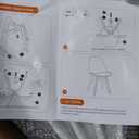 OLIXIS Set of 4 Dining Kitchen Mid-Century Modern Chairs with Wood Legs and PU Leather Cushion for Living Room Bedroom Outdoor Lounge, White