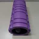 Foam Roller for Muscle Massager, Patented 13" High Density Exercise Roller for Muscle and Myofascial Trigger Point Release, Yoga, Back Roller for Fitness, Yoga (Purple) (Violet)