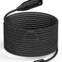 CableCreation USB C to XLR 15ft, Type C to XLR Male Audio Output Braided Stereo Cable for Amplifier, Speaker, Mixer Console,Work with Cellphone/Laptop/Tablet,Windows Macos iOS Android Linux