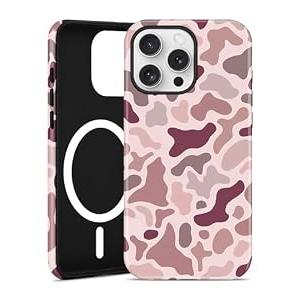 Aitipy Magnetic Camo Phone Case for iPhone 11 Pro Max, Compatible with MagSafe, Cute Cool Pink Camouflage Aesthetic Soft TPU and Hard PC Shockproof Protective Phone Cover for Women Girls