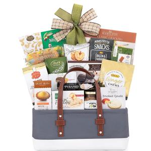 Wine Country Gift Baskets The Connoisseur Gourmet Gift Basket Food Gift Basket for Families College Students Appreciation Thank You Congratulations Get Well Soon Care Package