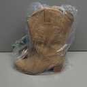 IUV Cowboy Boots For Women Pointy Toe Women's Western Boots Cowgirl Boots Mid Calf Boots Size 7