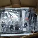 Furologee Nightstands Set of 2, End Tables with Charging Station and LED Lights, Black Night Stands with 2 Fabric Drawers, Bedside Tables Set of 2 for Living Room/Bedroom,Black Oak