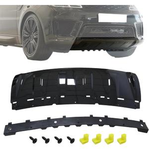 Glossy Black Front Bumper Plate Cover LR109870 LR099367 Fit for Land Rover Range Rover Sport 2018-2022 L494 Sport 2018, Towing Eye Protector
