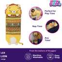 Happy Nappers Pillow & Sleepy Sack- Comfy, Cozy, Compact, Super Soft, Warm, All Season, Sleeping Bag with Pillow- Lion (Large)