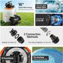VEVOR 16 in Sand Filter Pump for Above Ground Pool, 0.75 HP 4400 GPH, Swimming Pool Sand Filter Pump with Pre-Assembled Core & Leak-Resistant Design, 6-Way Valve, High-Efficiency Filtration for Pools