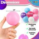 MW SPORTS Play Balls for Ball Pit, Plastic Crush Proof, Phthalate & BPA Free, Pastel Colors. (1000 Balls)