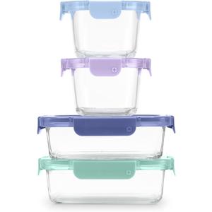 ELLO COLOR LOCK, GLASS CONTAINER 1200 ML, Pack of 3 