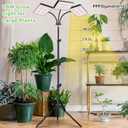 LBW Grow Lights for Indoor Plants with Stand, 642 LEDs Full Spectrum Standing Grow Light, Tall Floor Lamp with 3/6/12H Timer, 6 Brightness, 3 Modes, 63" Adjustable Tripod
