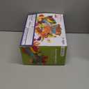 100 PCS Cutting Play Food Toy for Kids Kitchen, Pretend Food Toys for Toddlers, Play Kitchen Toys Accessories with 2 Baskets, Fake Food/Fruit/Vegetable, Birthday Gifts for 3 4 5 Years Old Boys Girls (Blue)