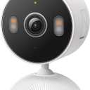 Tapo 2K Indoor/Outdoor Wired Security Camera - Works as a Baby Monitor & Pet Camera, Person/Motion/Baby Cry Detection, 2-Way Audio, Siren, Subscription-Free Local Storage or Optional Cloud, C113 (White)