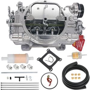1406 Carburetor for Performer 600 CFM 4 Barrel AFB-style Square Bore Compatible with Silverado Corvette Mustang Mercury GMC Pickup Truck V8 Engines Carburetor with Electric Choke