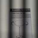 Premium Small Round Natural Marble Pedestal Side Table, End Table, Mini Drink Table with Upgraded Weighted Marble Base, for Livingroom, Bedroom, Bathroom, Balcony, Small Spaces (Beige Travertine)