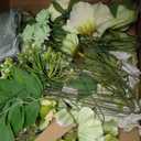 Artificial Flowers Roses Fake Flowers with Stems Green Artificial Flowers for DIY Bridal Bouquets Faux Flowers Centerpieces for Table Home Decor